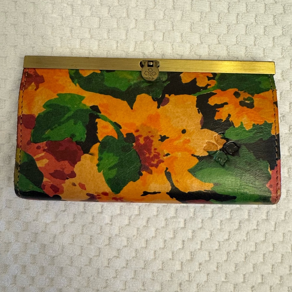 Patricia Nash Multicolor Floral Leather Wallet